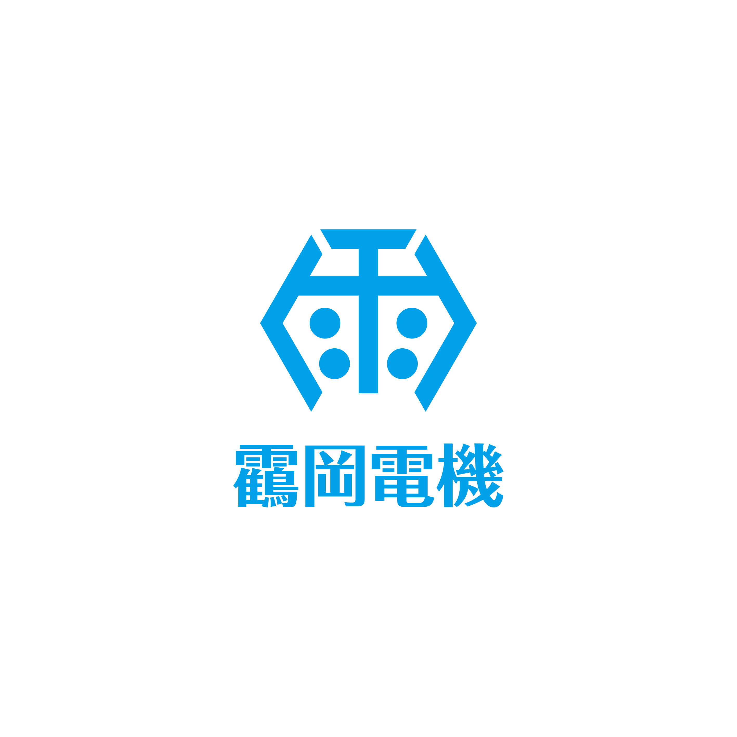 靏岡電機 logo